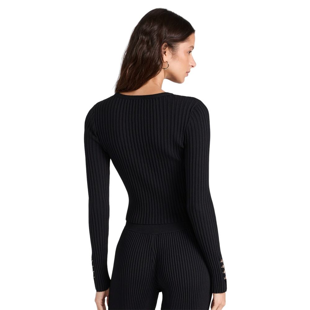 Solid & Striped Blackout Black The Landman Ribbed… - image 4